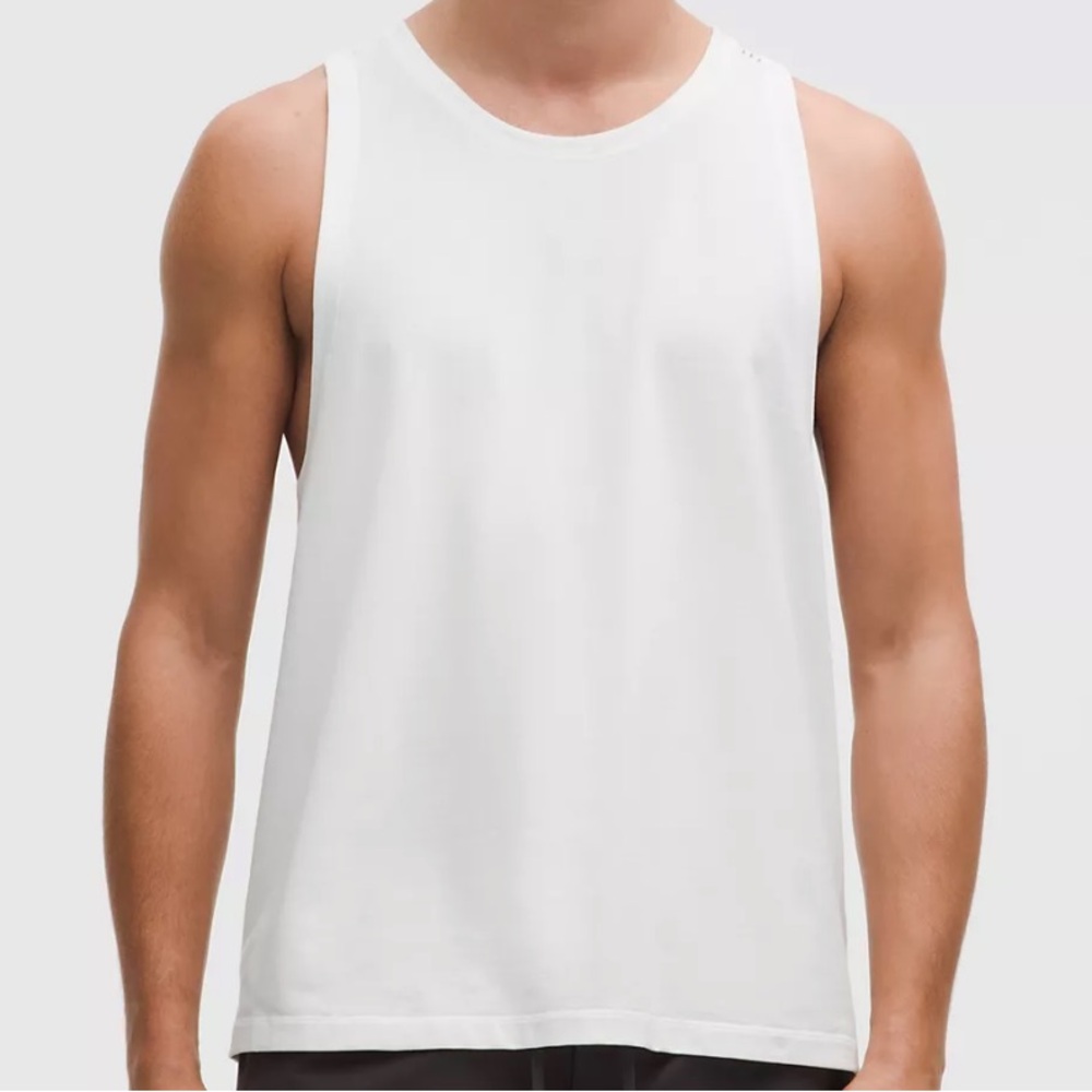lululemon athletica Men's White Tank Top